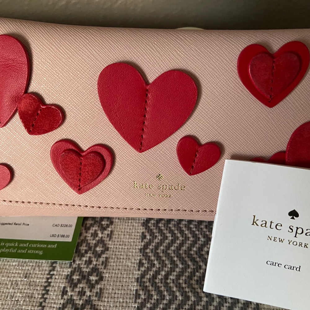 kate spade new york heart embellished clutch - Picture 3 of 5